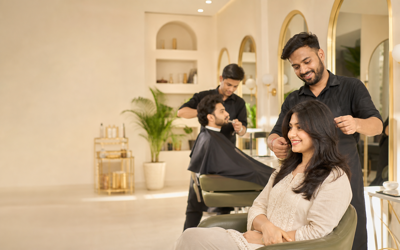 A welcoming Indian salon experience